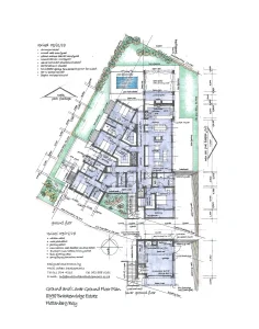 Ground & Lower Ground Floor Plan: 8398 Brackenridge Estate, Plettenberg Bay