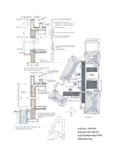 Roof Plan, Site Plan & External Wall Sections: 8398 Brackenridge Estate, Plettenberg Bay